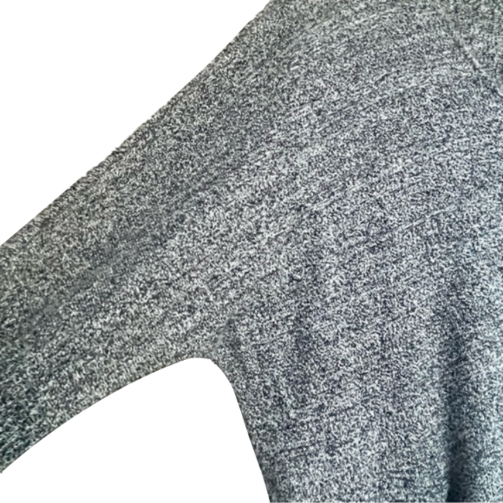 Aritzia Babaton Baylor Sweater Minimalist Oversized V-Neck Wool Linen S/M Gray - Picture 7 of 11